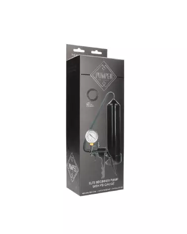 Elite Beginner Pump with PSI Gauge par Pumped by Shots, pompe à pénis pour débutants-2