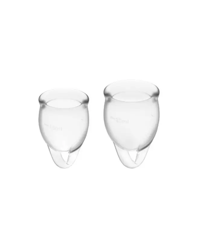 Image de la Cup Menstruelle Transparente Satisfyer pour confort optimal et protection durable-1