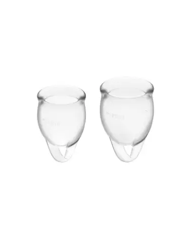 Image de la Cup Menstruelle Transparente Satisfyer pour confort optimal et protection durable-1