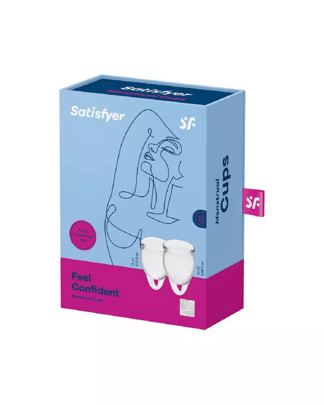 Image de la Cup Menstruelle Transparente Satisfyer pour confort optimal et protection durable-3