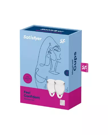 Image de la Cup Menstruelle Transparente Satisfyer pour confort optimal et protection durable-3