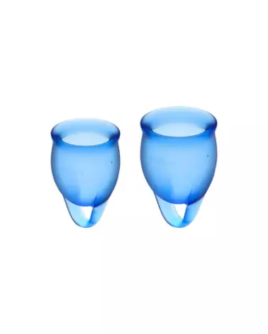 Image de la Cup Menstruelle Feel Confident en Bleu Foncé, confort supérieur et écologique-1