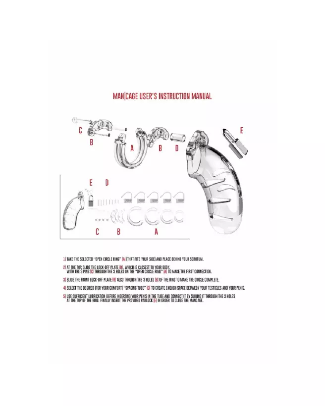 Image de la Cage de Chasteté Model 05 ManCage, dispositif sécurisé et ergonomique pour contrôle masculin-4