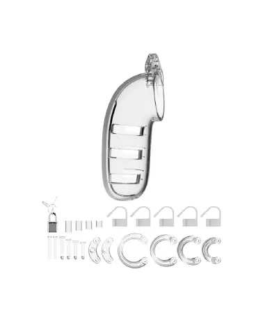 Image de la Model 06 Chastity Cock Cage par ManCage, dispositif de chasteté sécurisé et ergonomique-3