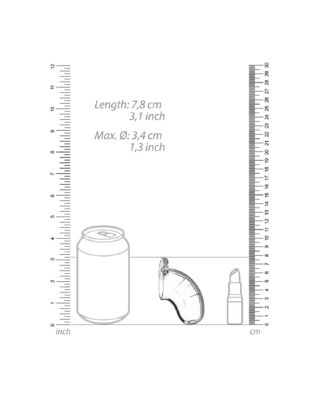 Image de la Cage de Chasteté Model 13 ManCage by Shots, dispositif de chasteté masculine sécurisé et confortable-7