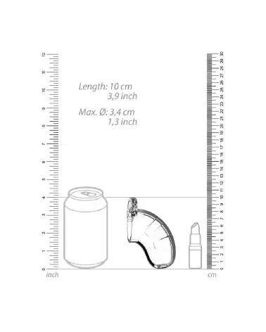 Image de la Cage de Chasteté Model 15 ManCage avec Sonde Urétrale-7