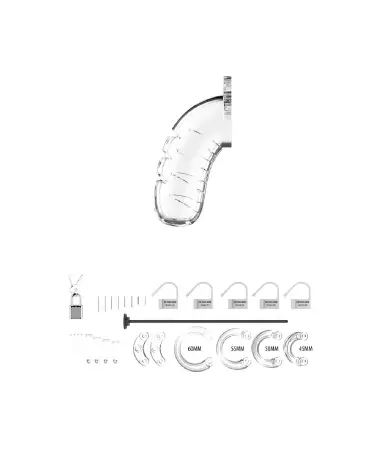 Image de la Cage de Chasteté Model 16 ManCage by Shots avec sonde urétrale-3