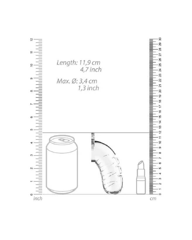 Image de la Cage de Chasteté Model 16 ManCage by Shots avec sonde urétrale-6