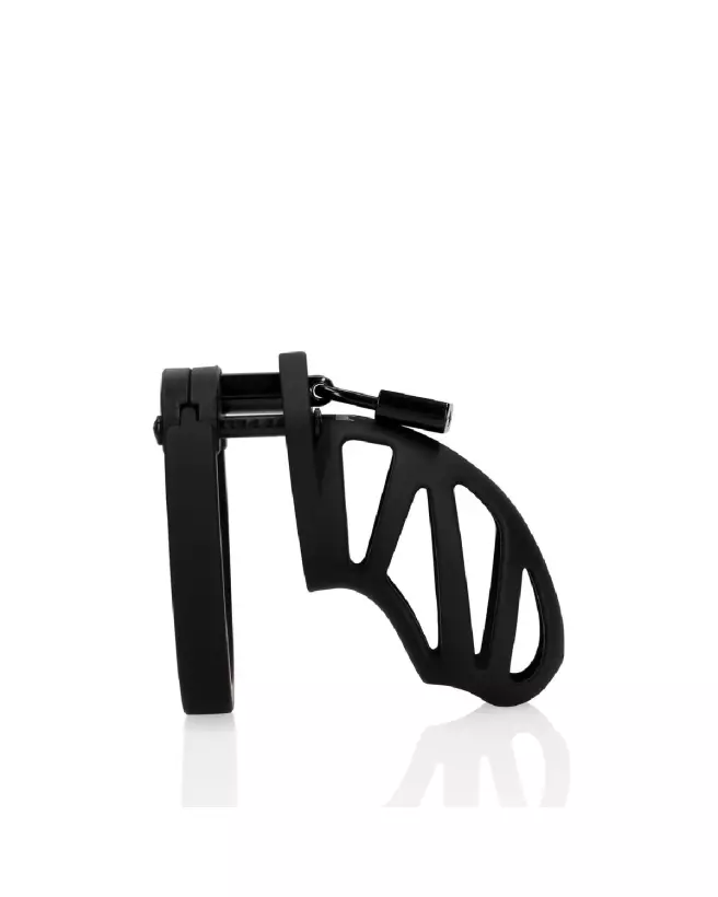 Image de la Cage de Chasteté Model 24 ManCage by Shots en Noir-4