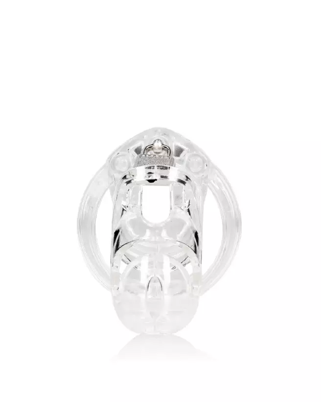 Image de la Cage de Chasteté Model 25 Transparente de ManCage by Shots-3