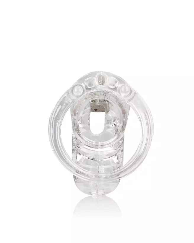 Image de la Cage de Chasteté Model 25 Transparente de ManCage by Shots-5