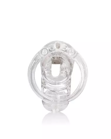 Image de la Cage de Chasteté Model 25 Transparente de ManCage by Shots-5