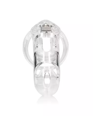 Photo de la cage de chasteté Model 26 ManCage by Shots transparente 4.5 pouces-3