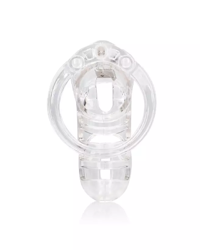 Photo de la cage de chasteté Model 26 ManCage by Shots transparente 4.5 pouces-5