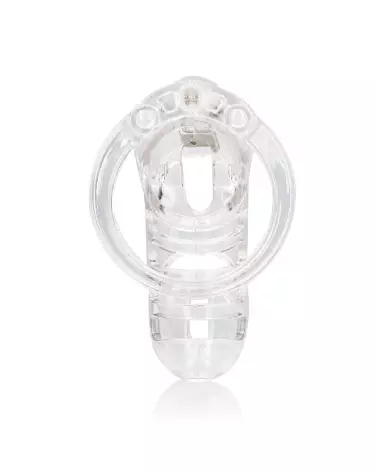 Photo de la cage de chasteté Model 26 ManCage by Shots transparente 4.5 pouces-5