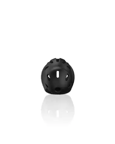 Image de la cage de chasteté ManCage Model 27 en silicone noir-5
