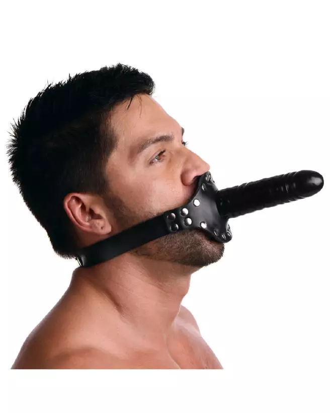 Photo du Ride Me Mouth Gag par XR Brands, accessoire BDSM pour jeux de domination-2