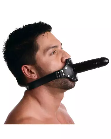 Photo du Ride Me Mouth Gag par XR Brands, accessoire BDSM pour jeux de domination-2