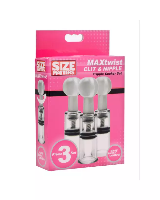 Twisted Triplets Nipple and Clit Suckers par XR Brands-2