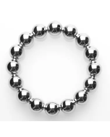 Cockring Meridian with Beads M/L par XR Brands pour endurance et plaisir-1