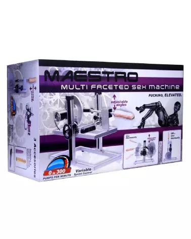 Image de la Maestro Multi-Faceted Sex Machine de XR Brands en action-2