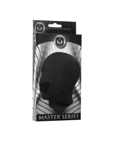 Masque Spandex Bouche Ouverte Blow Hole par XR Brands pour jeux BDSM-2