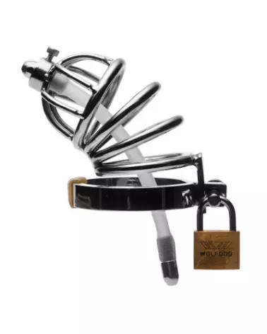 Image de la Cage de Chasteté en Acier Inoxydable XR Brands-1
