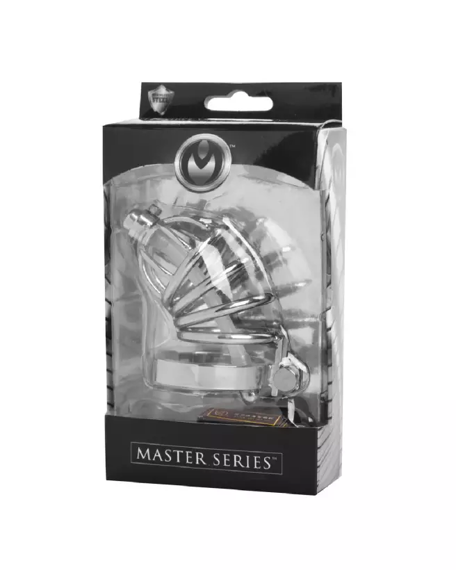 Image de la Cage de Chasteté en Acier Inoxydable XR Brands-2