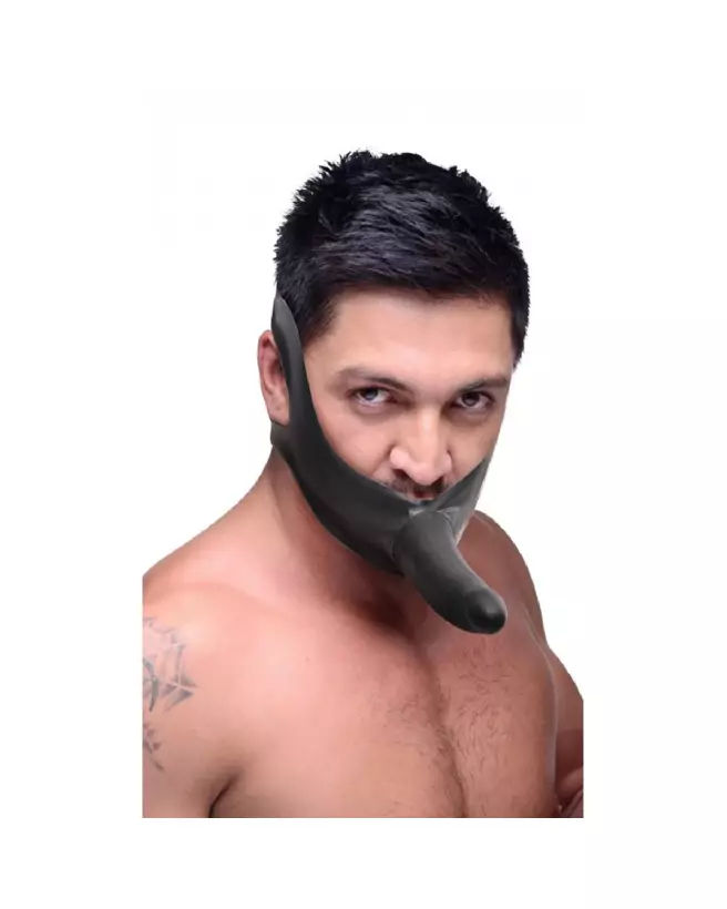 Baillon Strap-On Gag Face Fuck de XR Brands pour jeux BDSM-6