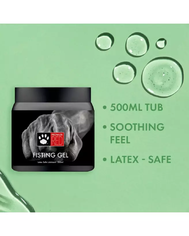 Image de gel de fisting Prowler Red 500 ml, lubrifiant longue durée pour fist-4