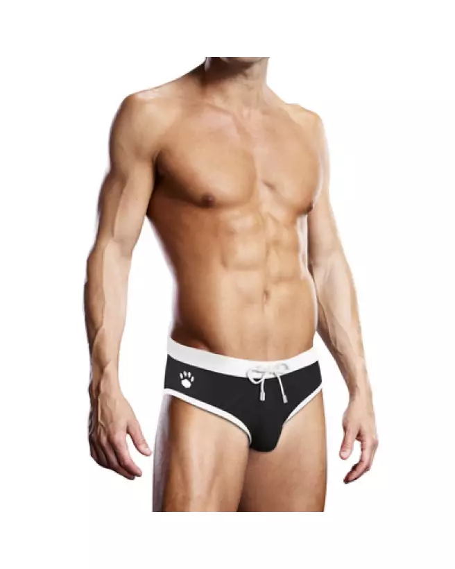 Image du Swim Brief noir Prowler, jockstrap taille S-1