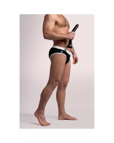 Image du Swim Brief noir Prowler, jockstrap taille S-3