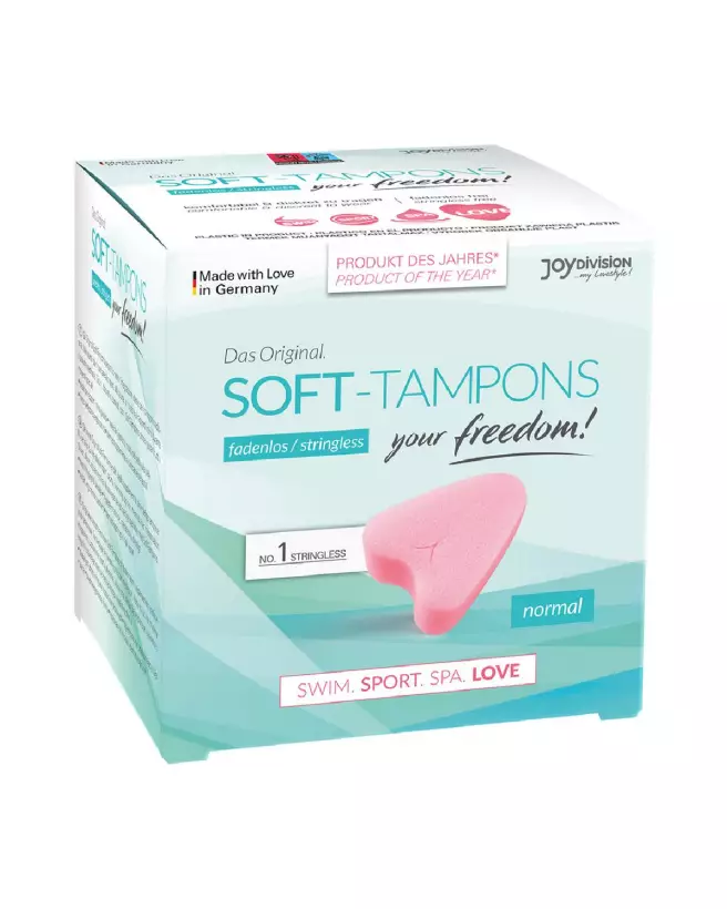 Image Soft Tampons Normal Joydivision - Confort et discrétion pour activités sportives et quotidiennes-2