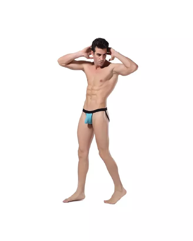 Goodfellas by Shots Jockstrap Blue pour homme - Confort et style-4