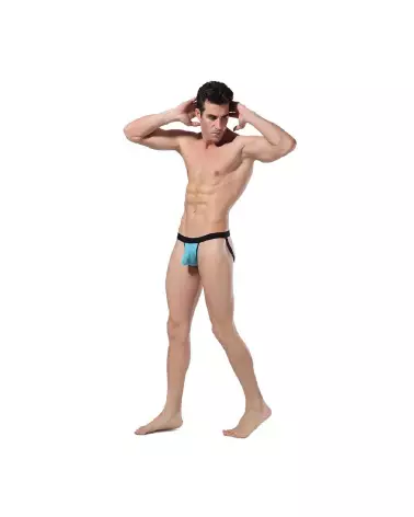 Goodfellas by Shots Jockstrap Blue pour homme - Confort et style-4