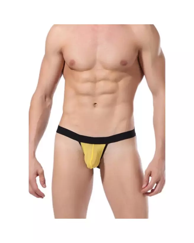 Jockstrap jaune taille L Goodfellas by Shots pour hommes-1