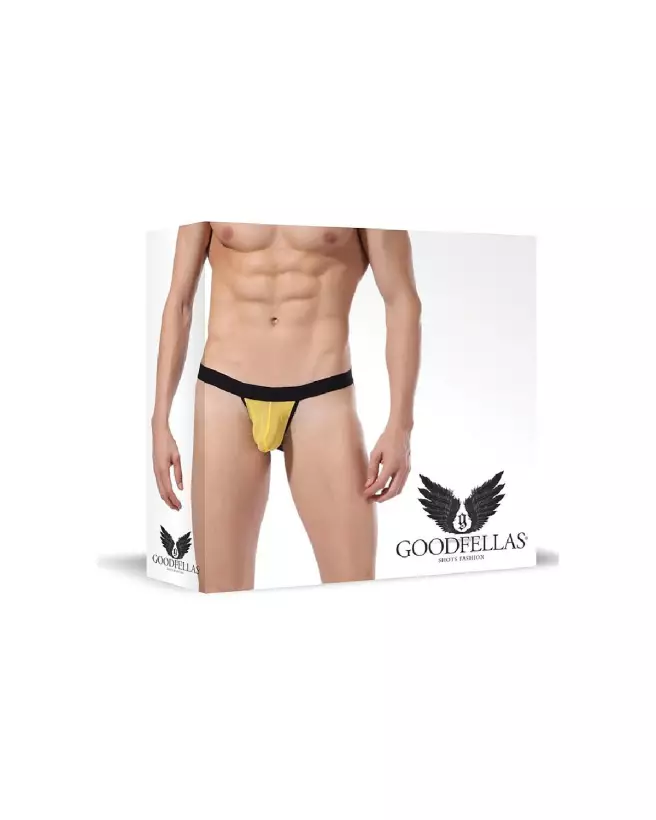Jockstrap jaune taille L Goodfellas by Shots pour hommes-2