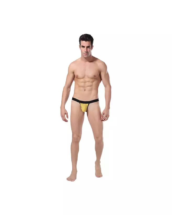 Jockstrap jaune taille L Goodfellas by Shots pour hommes-3