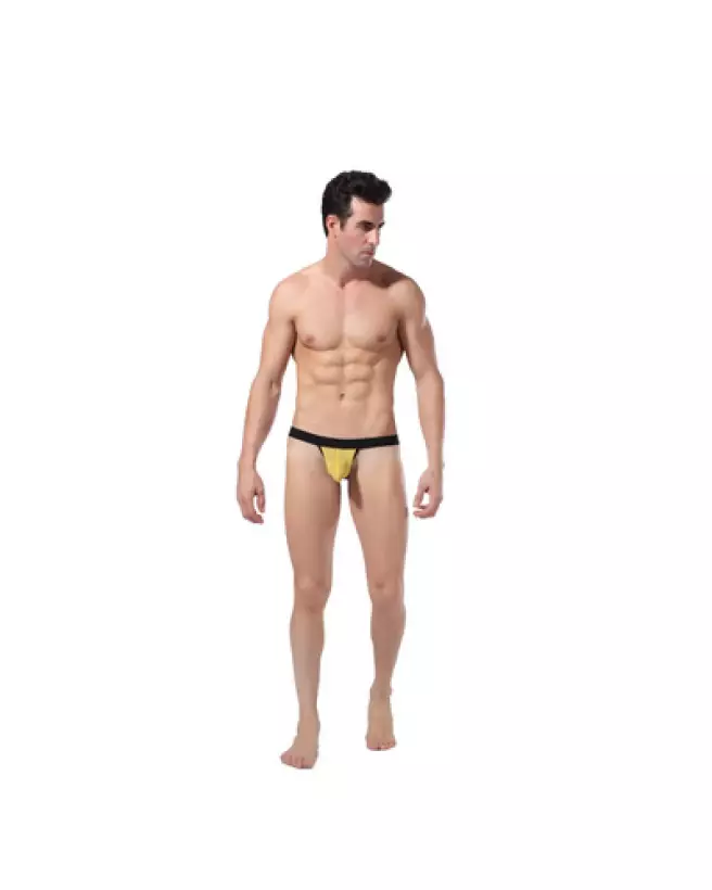 Jockstrap Goodfellas by Shots jaune taille S pour homme-1