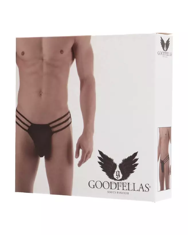 Brief Black Jockstrap L/XL par Goodfellas by Shots - confort et style-2