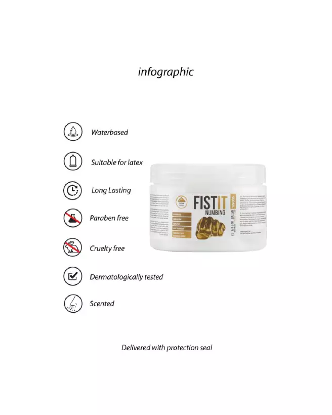 Image de Lubrifiant Engourdissant Fist It by Shots 500 ml-6