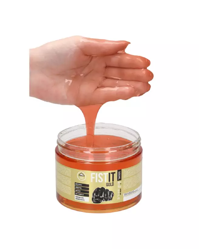 Lubricant Gold 500 ml Fist It by Shots pour lubrification longue durée-5