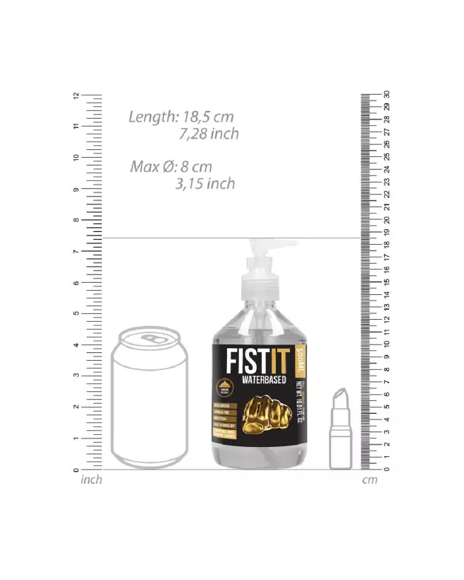 lubrifiant Fist It by Shots 500 ml à base d'eau-5