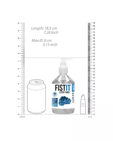 Lubrifiant Extra Épais Fist It by Shots 500 ml pour Fist-5