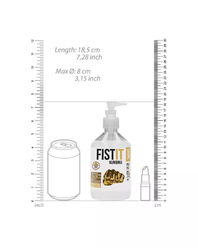 Image Numbing Lubricant Fist It by Shots 500 ml pour confort intense-5