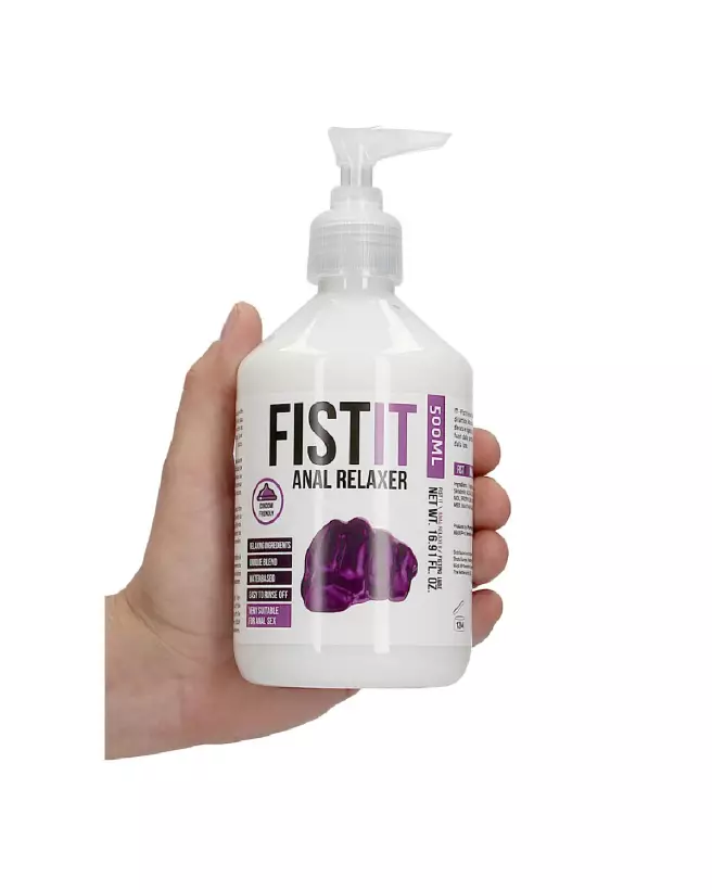 Image de lubrifiant Anal Relaxer Fist It 500 ml pour pratique de fist, bouteille bleue-7