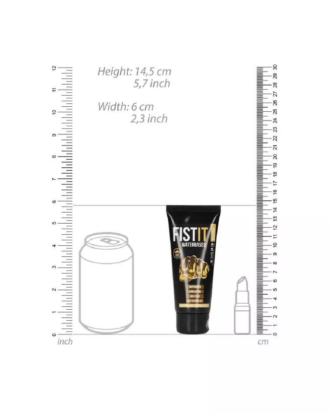 Image du Lubrifiant à Base d'Eau Fist It by Shots 100 ml, parfait pour jouets et préservatifs-5
