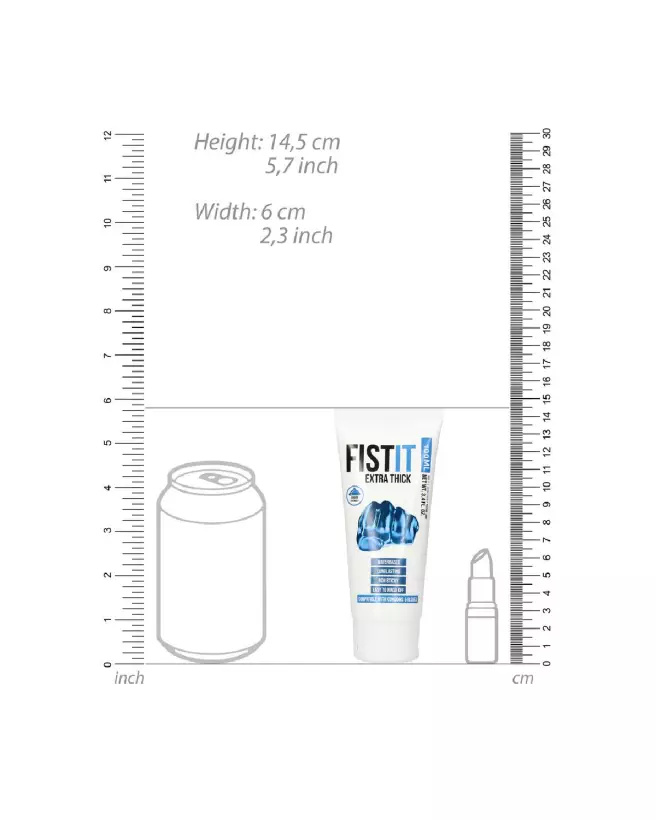 Lubrifiant Extra Thick Fist It by Shots pour pratique intense et confort optimal-5