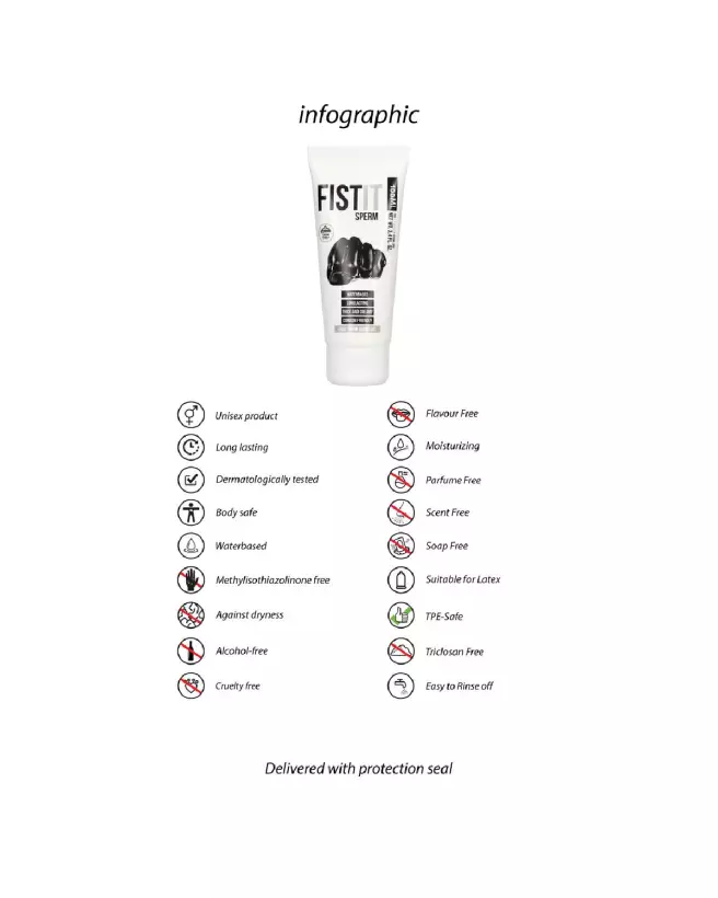 Image de Sperm Lubricant Fist It 100 ml, lubrifiant spécial fist-3