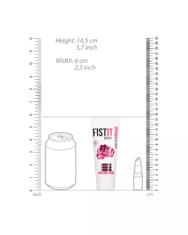 Image du lubrifiant Waterbased Sliding Butter 100 ml de Fist It by Shots-5